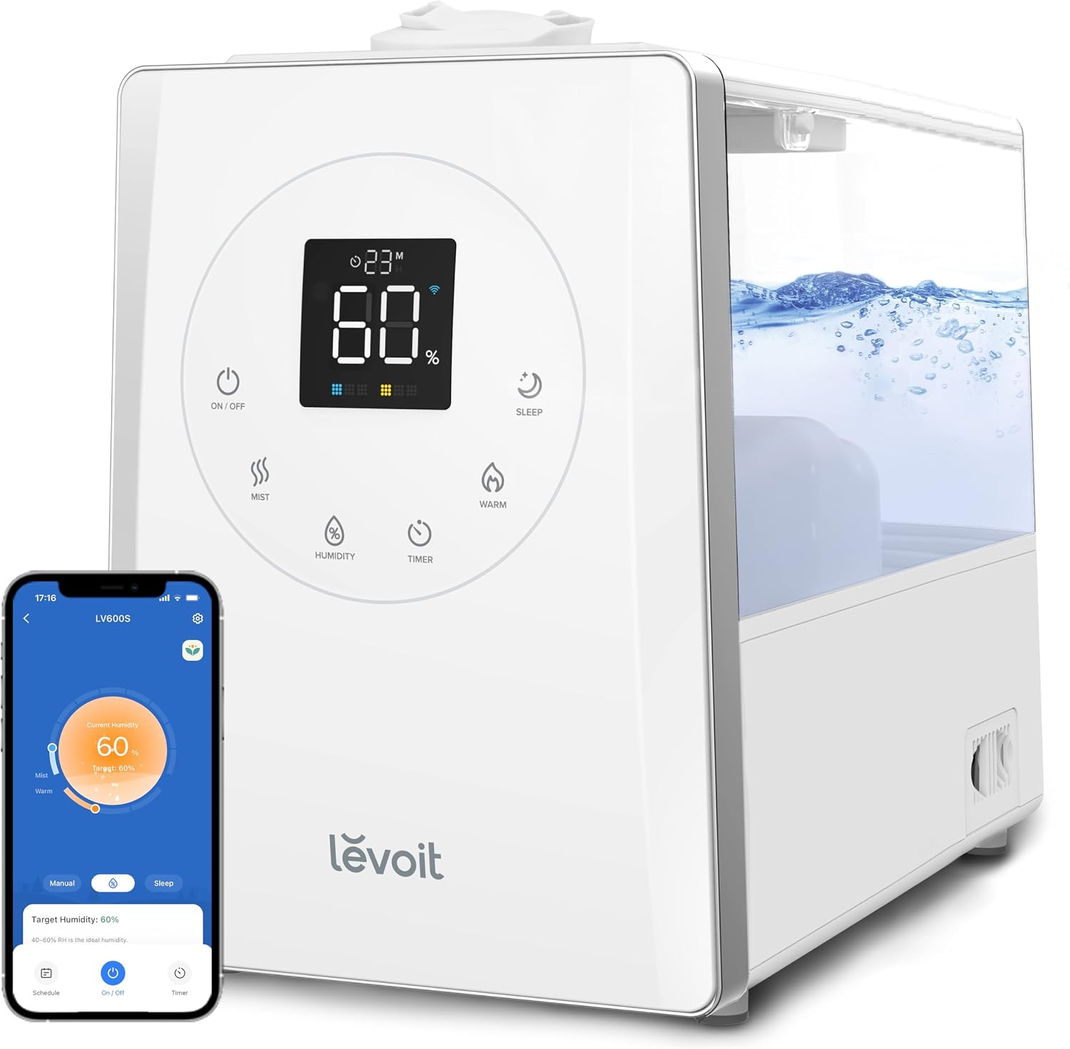 Levoit LV600S Smart Hybrid Ultrasonic Humidifier