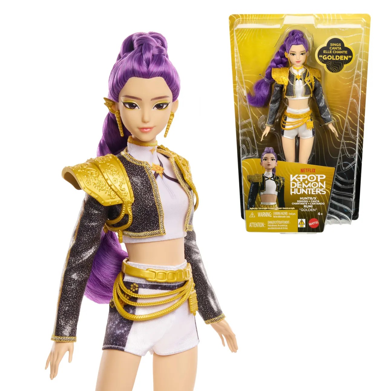 Mattel HUNTR/X Rumi Golden Singing Doll