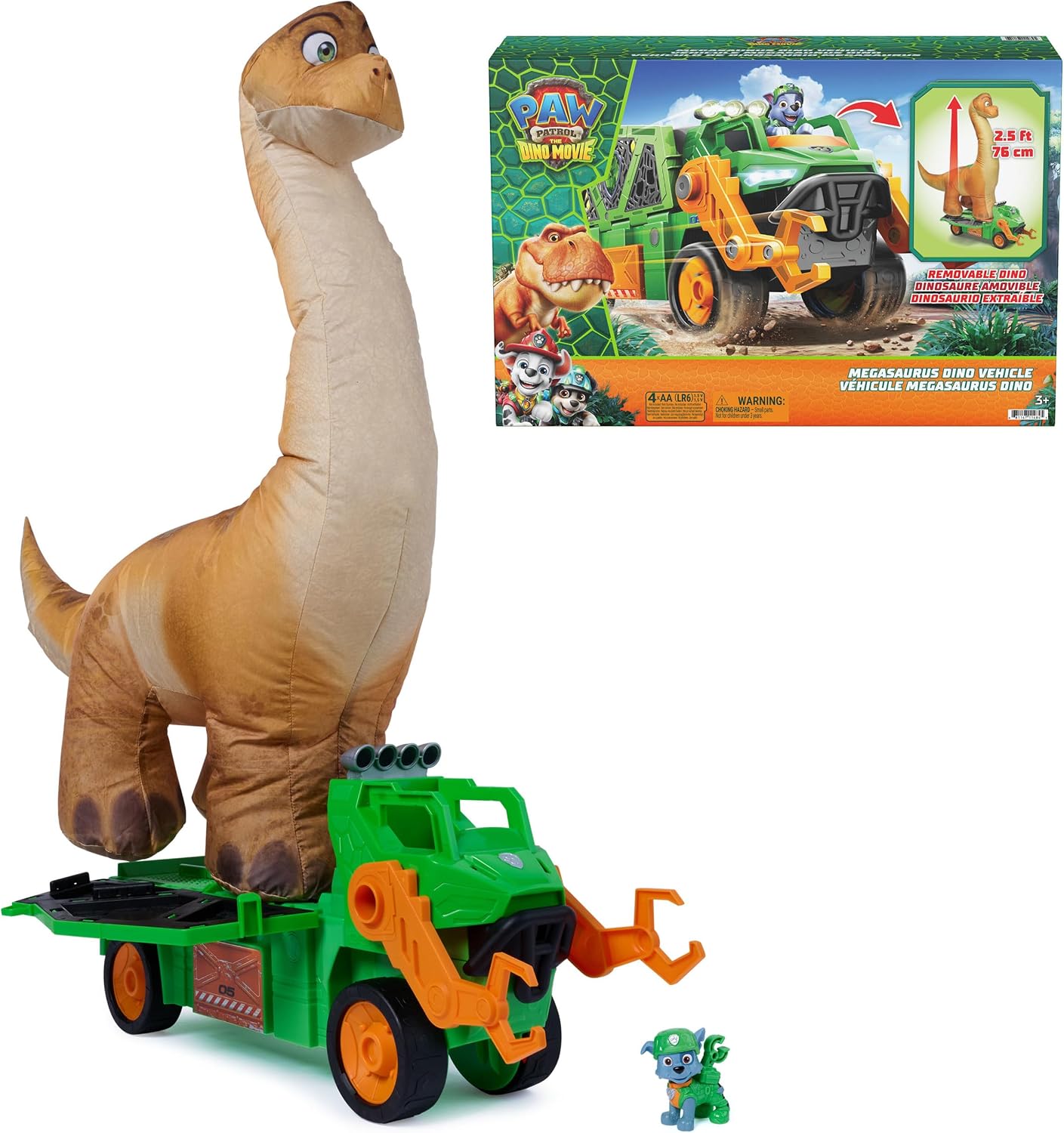 PAW Patrol: The Dino Movie Megasaurus Dino Vehicle
